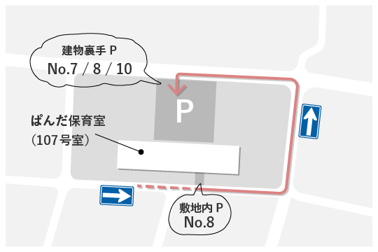駐車場の地図
