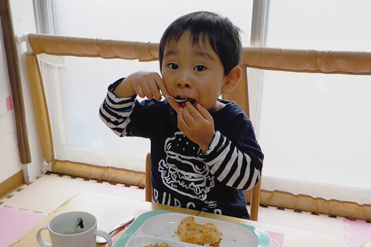 給食の写真